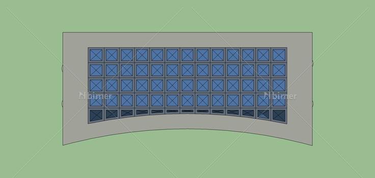 建筑构件-雨棚(70526)su模型下载