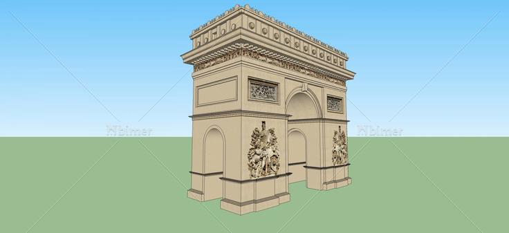 凯旋门(44646)su模型下载