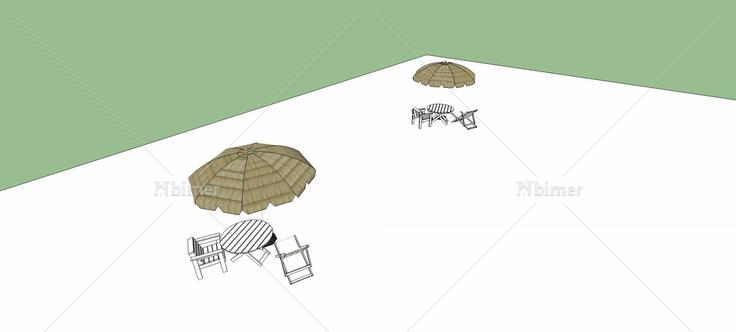 露天座椅(75343)su模型下载