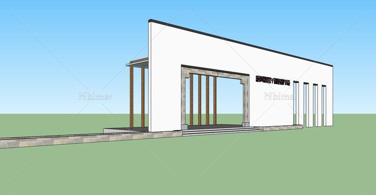 建筑构件-入口(75847)su模型下载