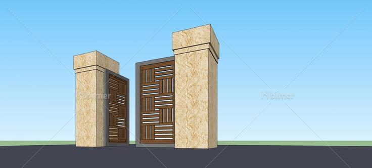 庭院大门(78739)su模型下载