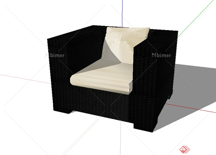 某室内家具沙发座椅SU模型素材