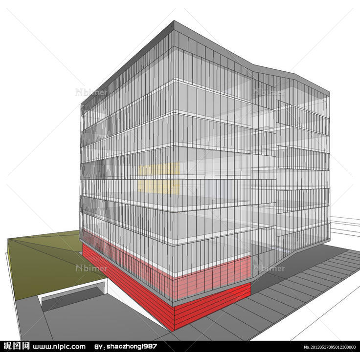 SketchUp高楼图片