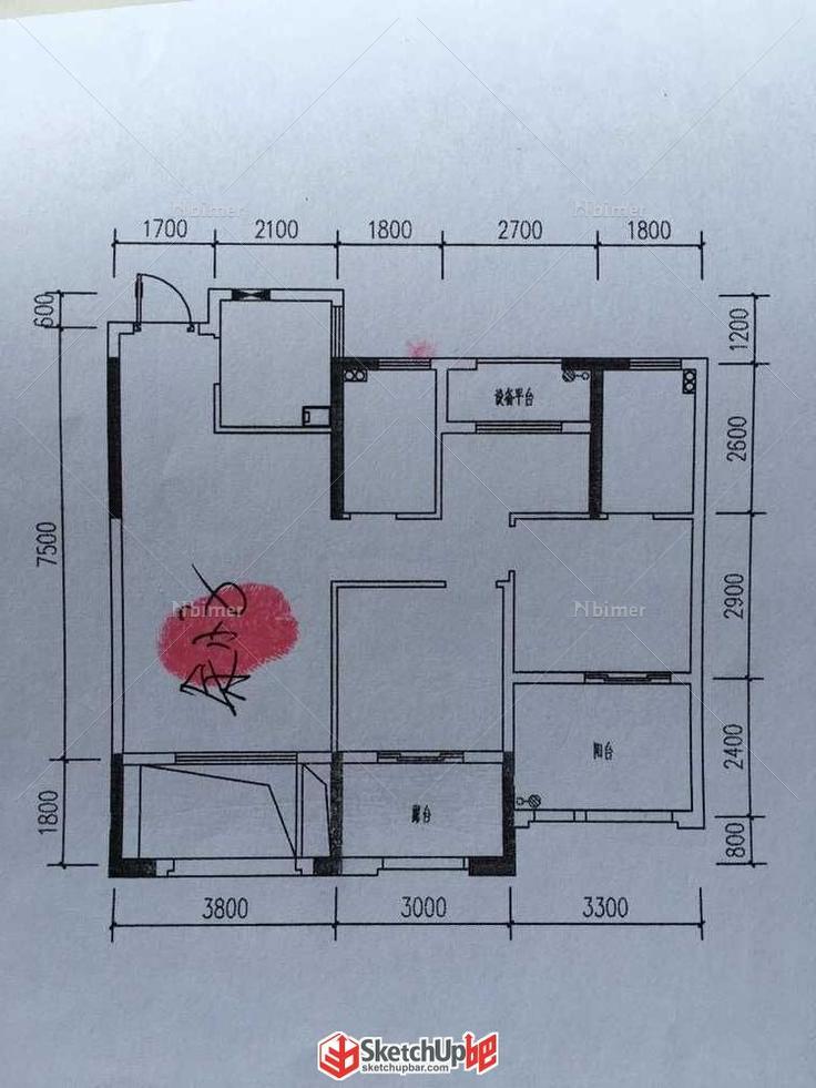 新做的一套小户型室内设计