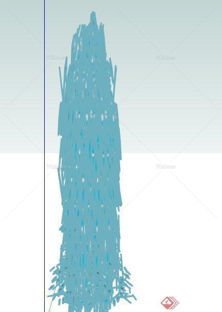 园林景观设计喷泉喷水柱单体设计su(草图大师）模