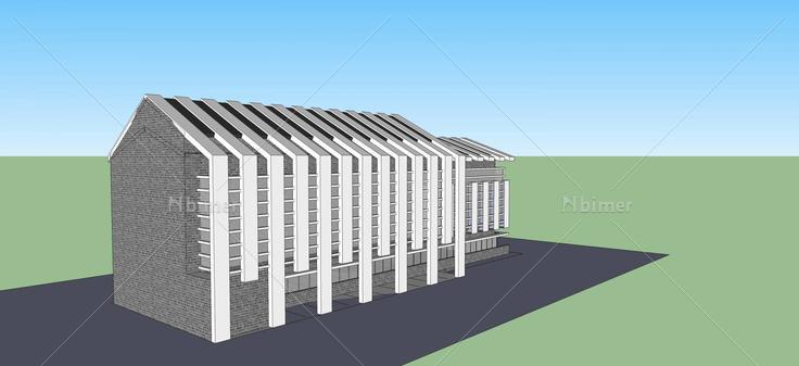 新中式社区中心(50963)su模型下载