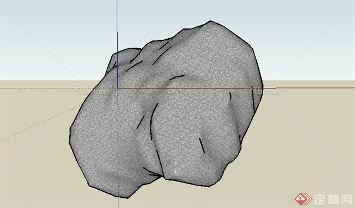 园林景观石头造型设计38SketchUp(SU)3D模型