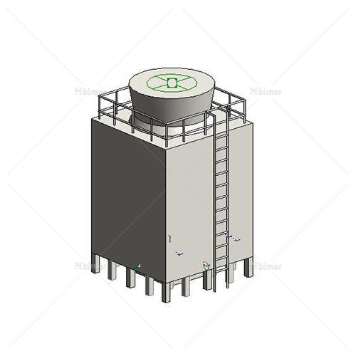 冷却塔—逆流式方形低噪音100-1050CMH