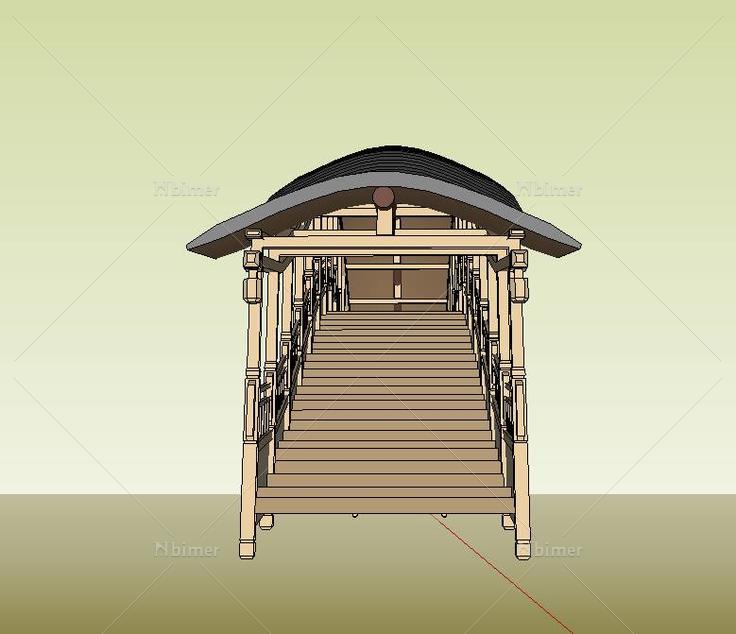 中式桥 桥(114363)su模型下载