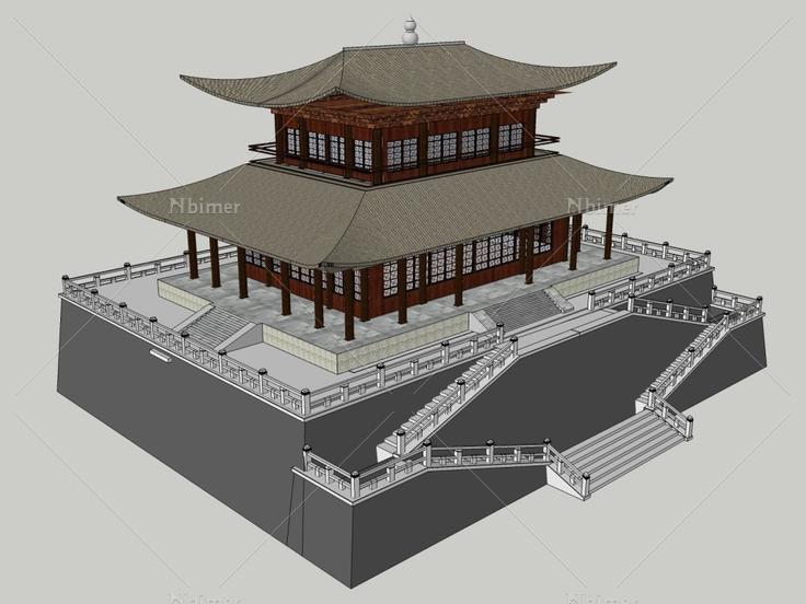 古典建筑，古典主义风格，2层