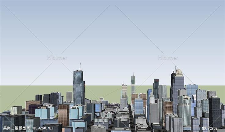 城市规划城市设计Sketchup模型city1(3)