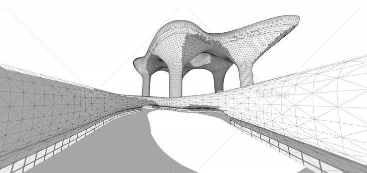 异型建筑(165239)su模型下载