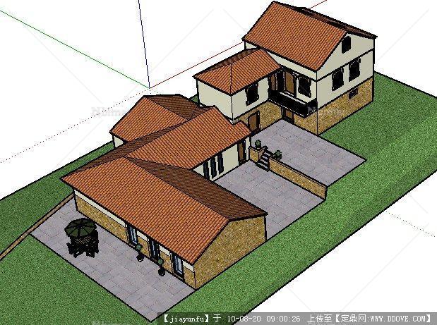 豪宅sketchup模型