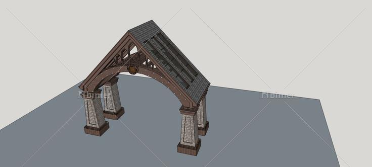 门头(76608)su模型下载