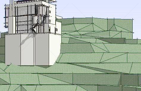 山地住宅Sketchup模型