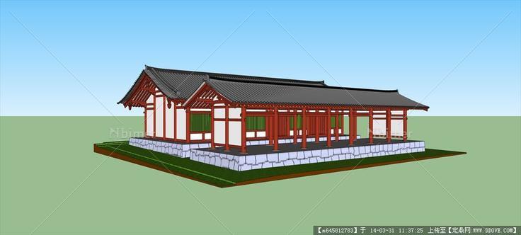 Sketch Up 精品模型---中式景观小建筑