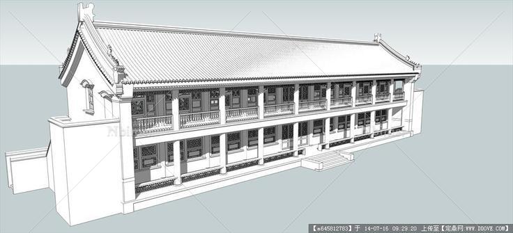 Sketch Up 精品模型---中国古建-报恩楼