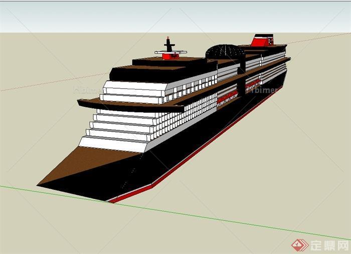大型游轮设计su模型[原创]