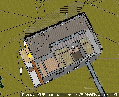 道格拉斯住宅别墅模型