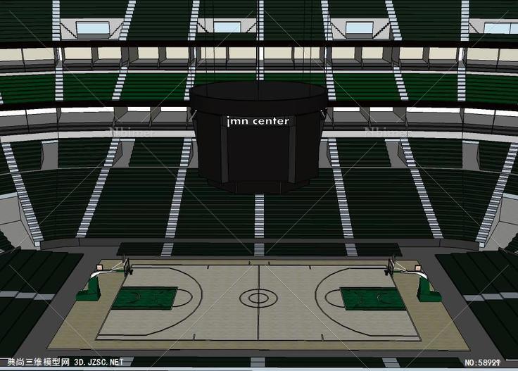 运动馆篮球馆室内jmn_centersu模型3d
