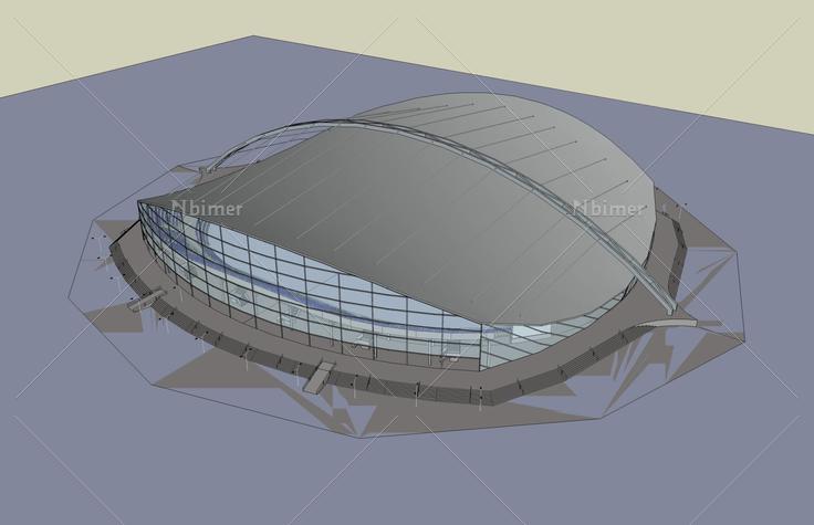体育馆(49624)su模型下载