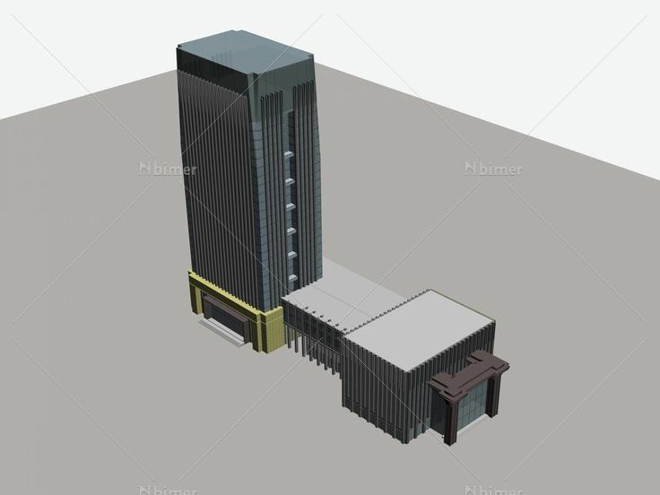 龙居大厦(109360)su模型下载