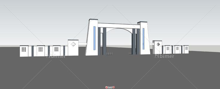 中式大门