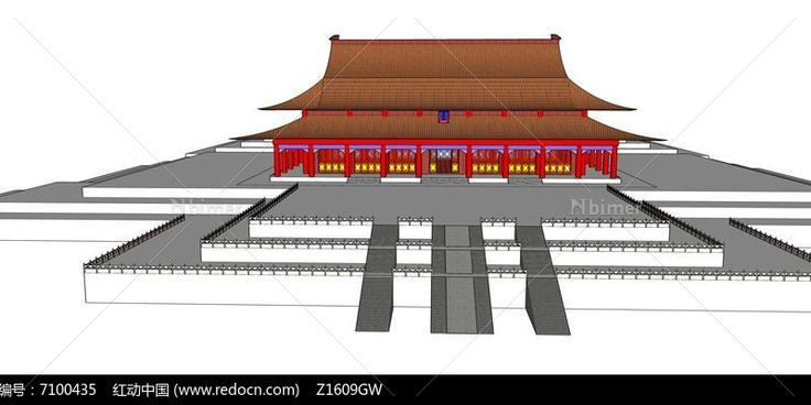 大型宫殿古建