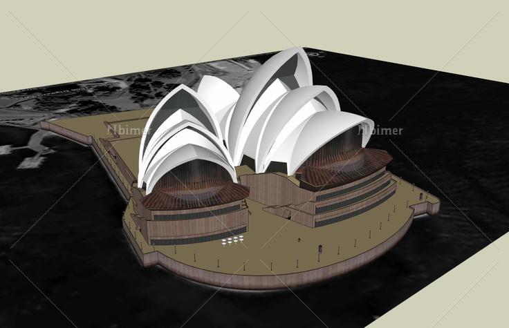 悉尼歌剧院(39110)su模型下载