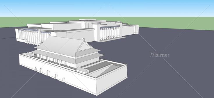 政府办公楼(51762)su模型下载