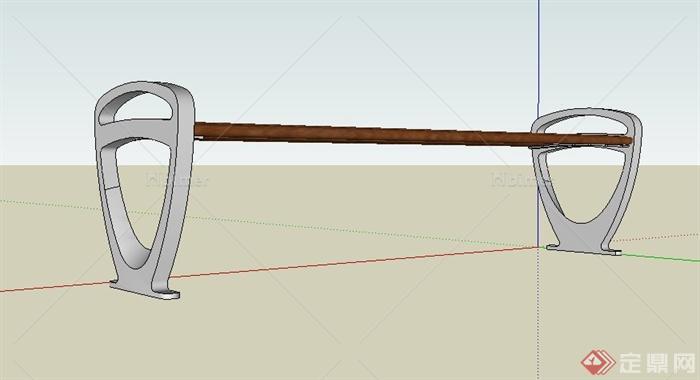 一个简单的长凳设计su模型[原创]