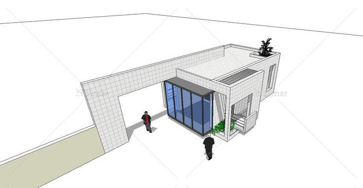 精品大门su草图大师模型01(140932)su模型下载