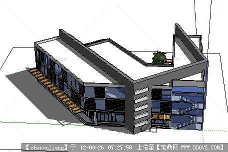 建筑师事务所建筑模型