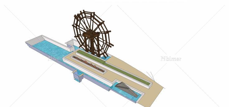 水车(70345)su模型下载