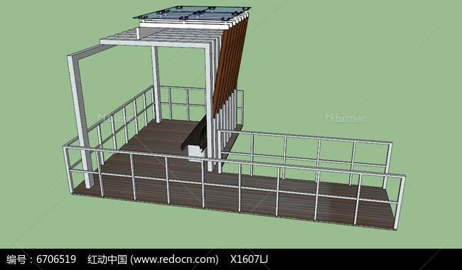 钢构架休闲长廊