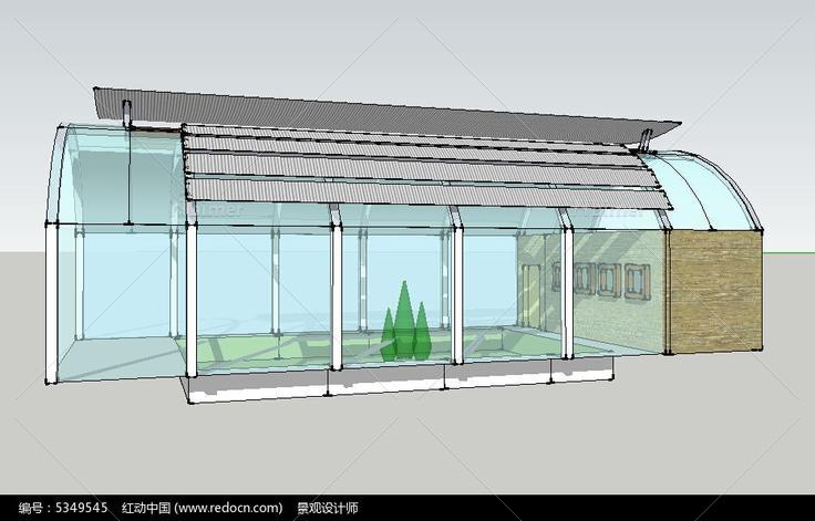 生态农业温室大棚草图大师SU模型