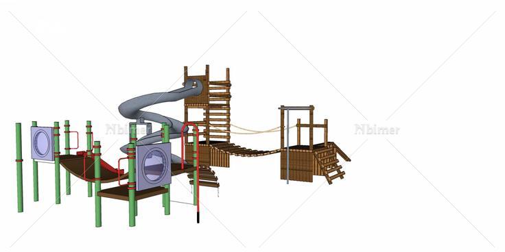 儿童景观游乐设施公园31(143341)su模型下载