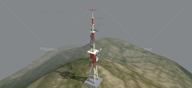 信号塔(60413)su模型下载