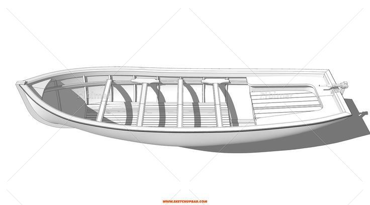 小船的模型设计分享一下