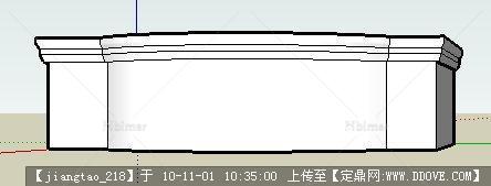 sketchup讲台模型