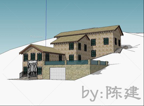 [景观模型] 景观插件、su插件、地形建模、拉地形