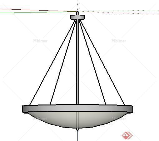 设计素材之室内灯具设计方案SU模型素材14