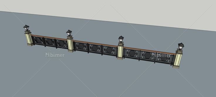 栏杆(78986)su模型下载