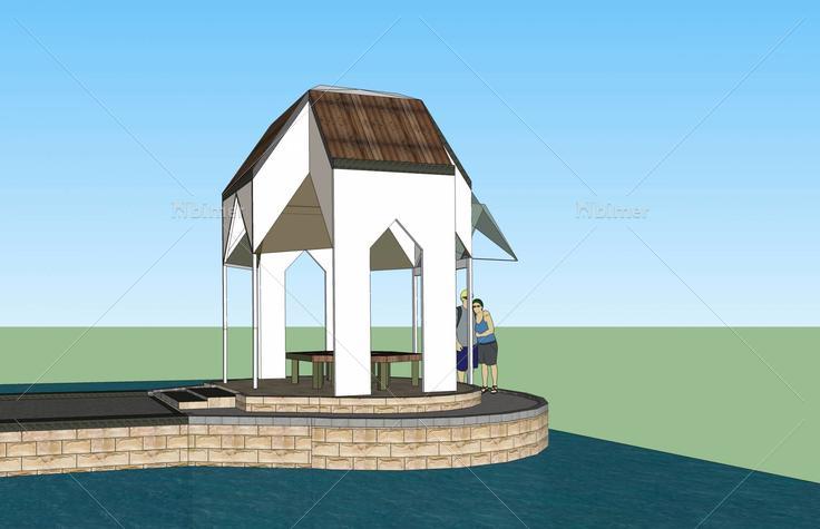 景观--小亭(44781)su模型下载
