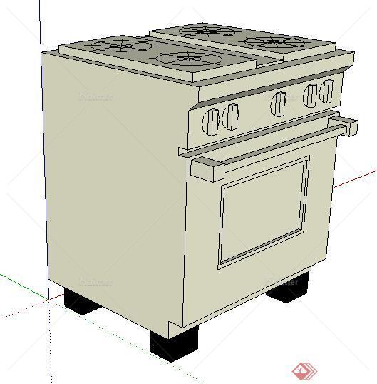 设计素材之厨具设计方案SU模型素材10