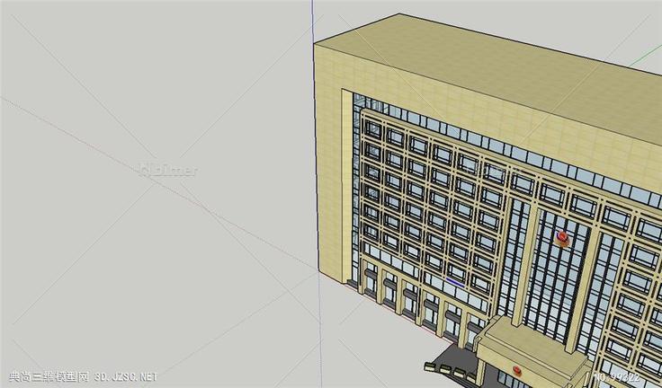 检察院模型CAD