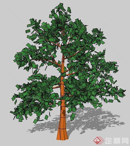 设计素材之景观植物乔木设计方案su模型30