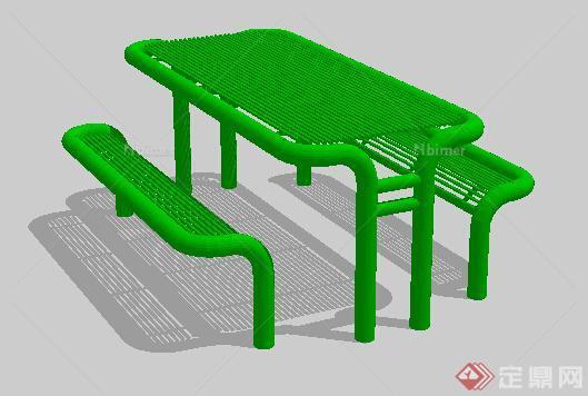 园林景观之现代坐凳设计su模型46
