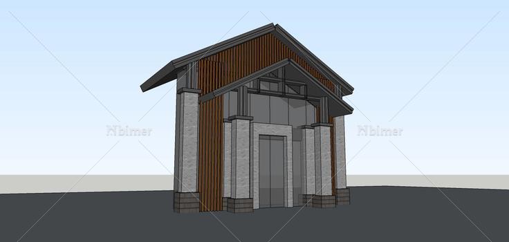 建筑构件-门头(81248)su模型下载