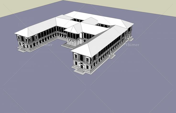 欧式会所(53738)su模型下载